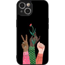 Coque iPhone 14 - Silicone rigide noir Womens day 2026 2