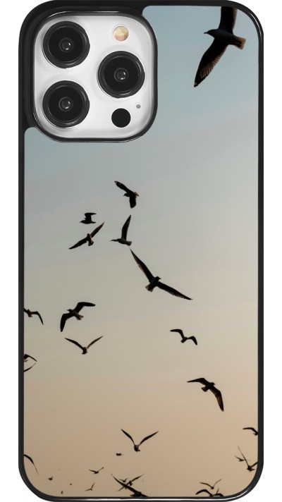 Coque iPhone 14 Pro Max - Autumn 22 flying birds shadow