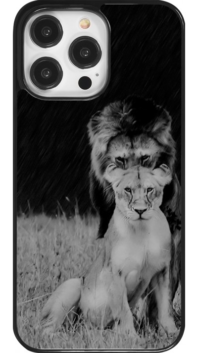 Coque iPhone 14 Pro Max - Angry lions