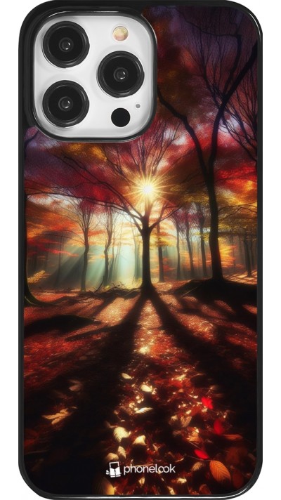 iPhone 14 Pro Max Case Hülle - Herbstlicher goldener Glanz