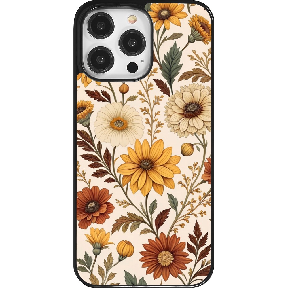 Coque iPhone 14 Pro Max - Autumn 25 Flower pattern