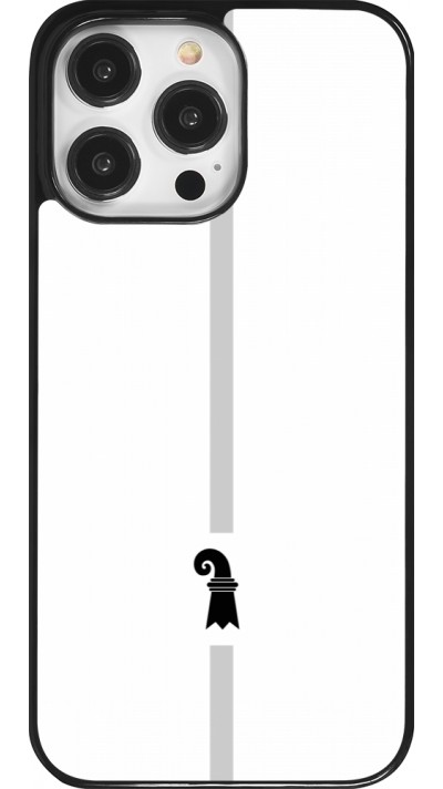 iPhone 14 Pro Max Case Hülle - Kanton BS weiss