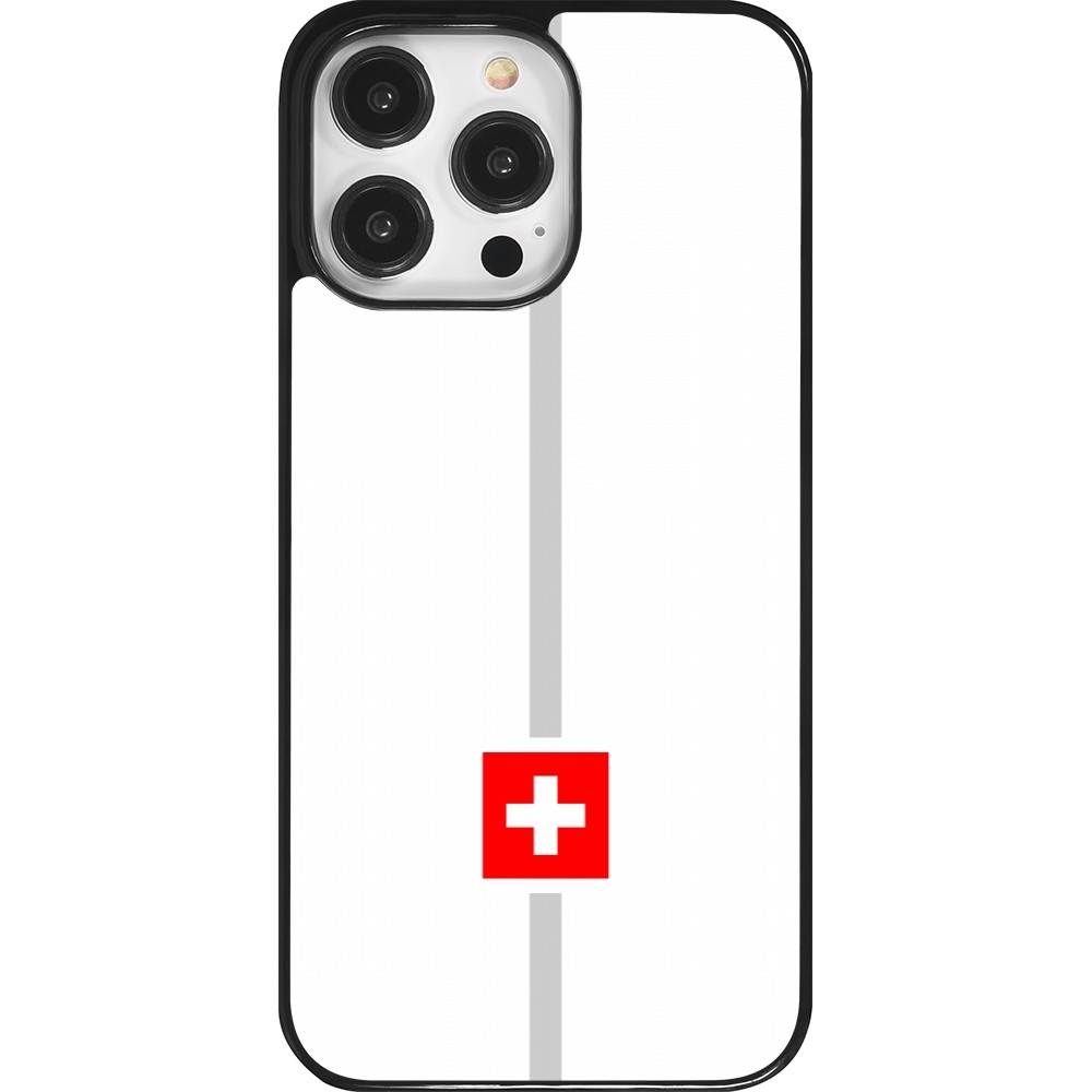 iPhone 14 Pro Max Case Hülle - Kanton CH weiss