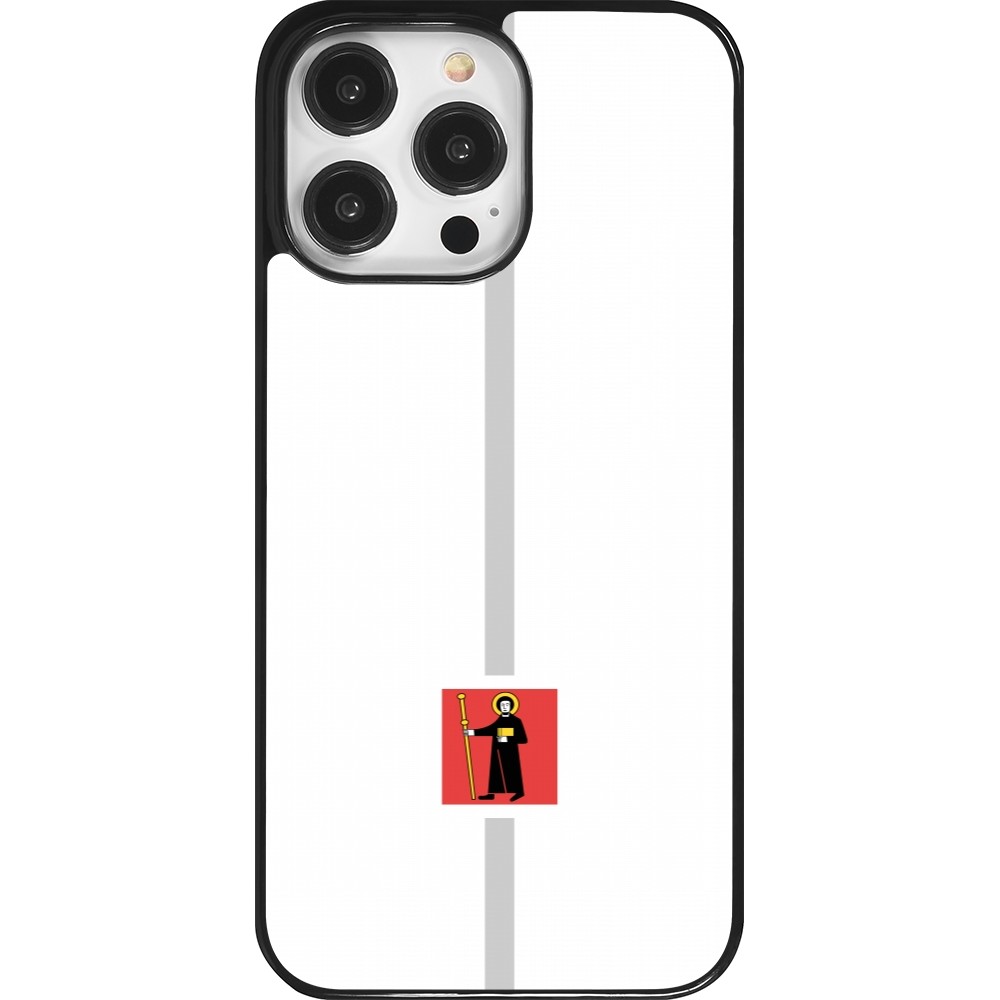 iPhone 14 Pro Max Case Hülle - Kanton GL weiss