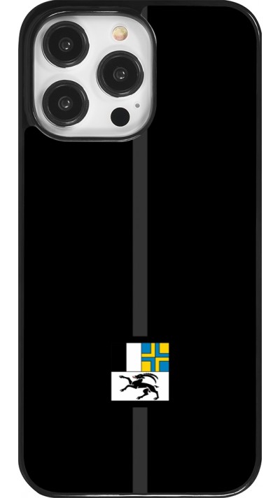 iPhone 14 Pro Max Case Hülle - Kanton GR schwarz