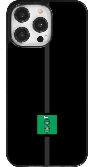 iPhone 14 Pro Max Case Hülle - Kanton SG schwarz