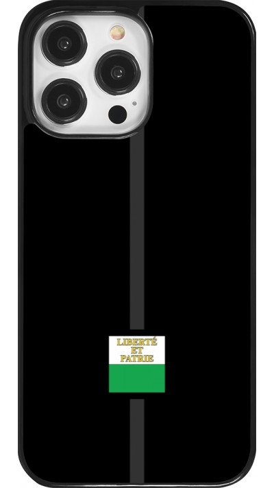 iPhone 14 Pro Max Case Hülle - Kanton VD schwarz
