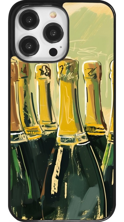 Coque iPhone 14 Pro Max - Champagne peinture