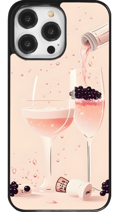 Coque iPhone 14 Pro Max - Champagne Pouring Pink