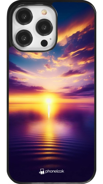 iPhone 14 Pro Max Case Hülle - Sonnenuntergang gelb violett