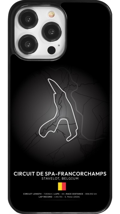 Coque iPhone 14 Pro Max - F1 Track 2025 Belgium
