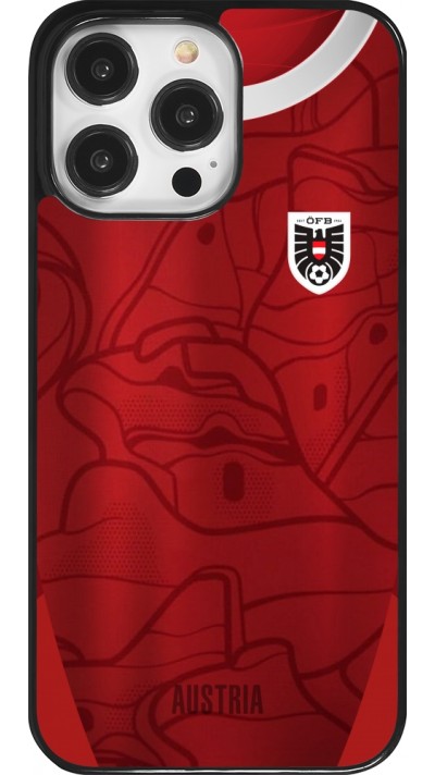 Coque iPhone 14 Pro Max - Maillot de football Autriche personnalisable