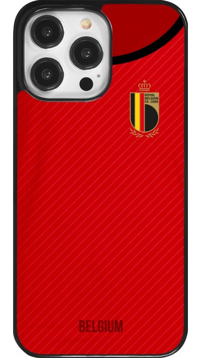 Coque iPhone 14 Pro Max - Maillot de football Belgique 2022 personnalisable