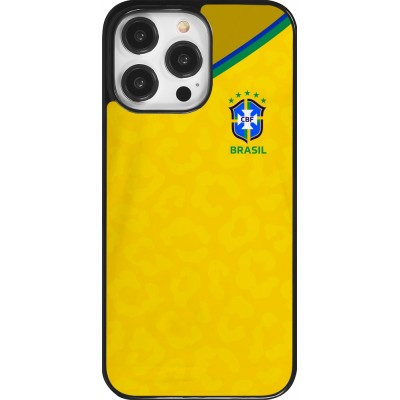 Coque iPhone 14 Pro Max - Maillot de football Brésil 2022 personnalisable