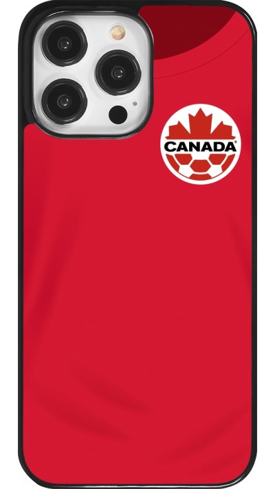 Coque iPhone 14 Pro Max - Maillot de football Canada 2022 personnalisable