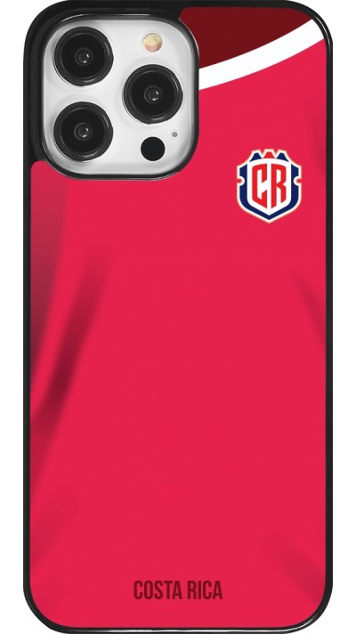 Coque iPhone 14 Pro Max - Maillot de football Costa Rica 2022 personnalisable