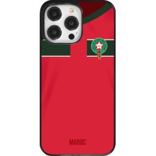 Coque iPhone 14 Pro Max - Maillot de football Maroc 2022 personnalisable