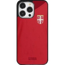 Coque iPhone 14 Pro Max - Maillot de football Serbie 2022 personnalisable