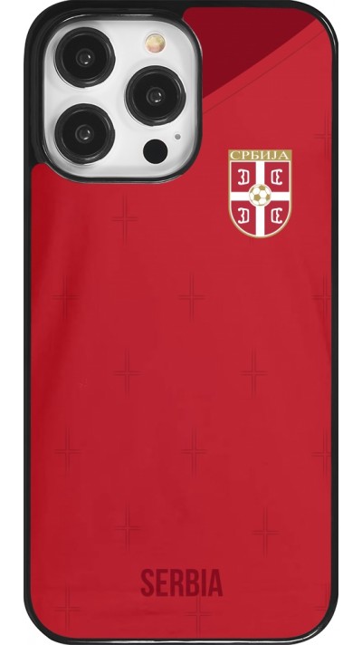 Coque iPhone 14 Pro Max - Maillot de football Serbie 2022 personnalisable