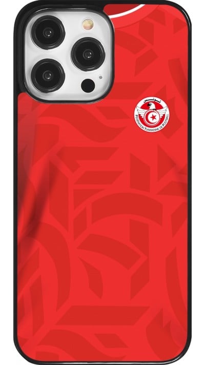 Coque iPhone 14 Pro Max - Maillot de football Tunisie 2022 personnalisable