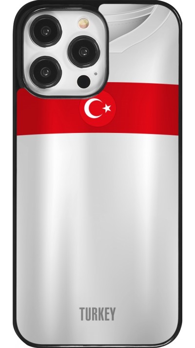 Coque iPhone 14 Pro Max - Maillot de football Turquie personnalisable