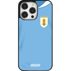 iPhone 14 Pro Max Case Hülle - Uruguay 2022 personalisierbares Fussballtrikot