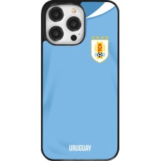 iPhone 14 Pro Max Case Hülle - Uruguay 2022 personalisierbares Fussballtrikot