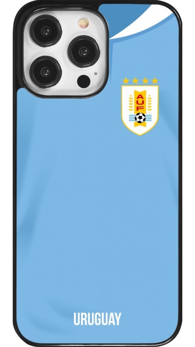 Coque iPhone 14 Pro Max - Maillot de football Uruguay 2022 personnalisable
