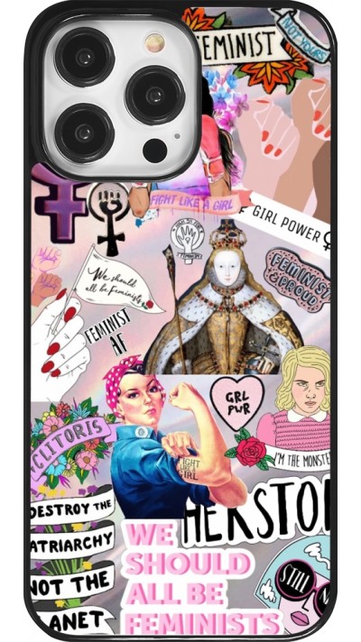 Coque iPhone 14 Pro Max - Girl Power Collage