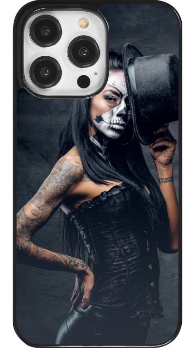 Coque iPhone 14 Pro Max - Halloween 22 Tattooed Girl
