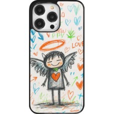 iPhone 14 Pro Max Case Hülle - Little Angel Sketch Love