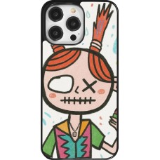 iPhone 14 Pro Max Case Hülle - Little Girl Sketch