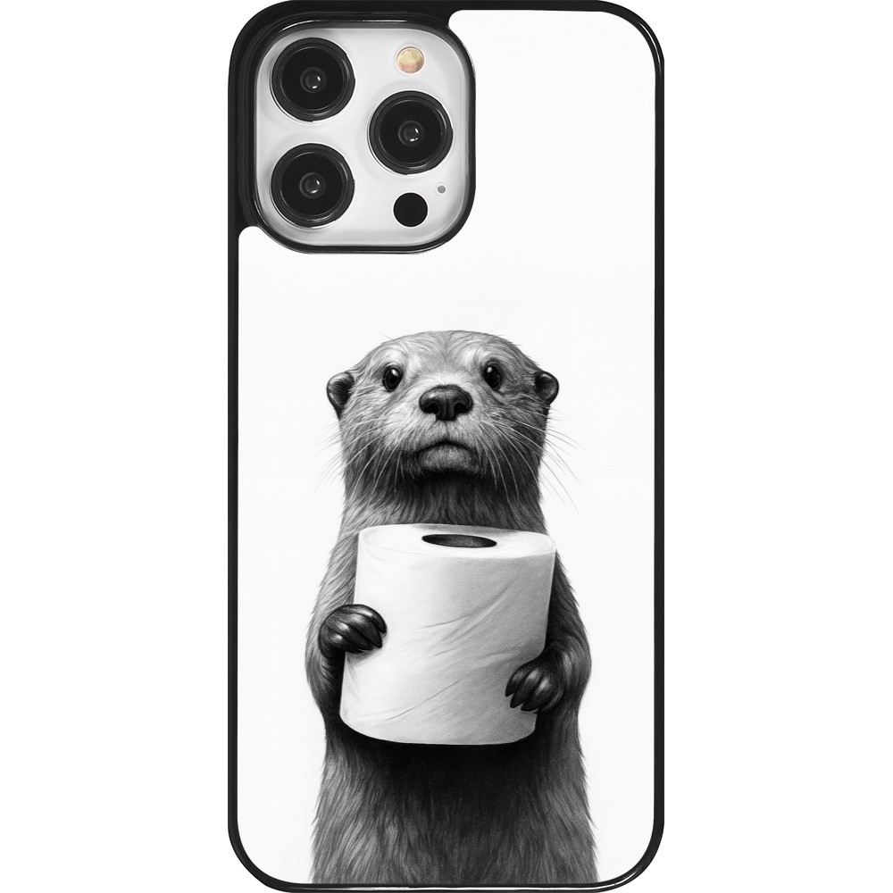 iPhone 14 Pro Max Case Hülle - Otter Toilettenpapier
