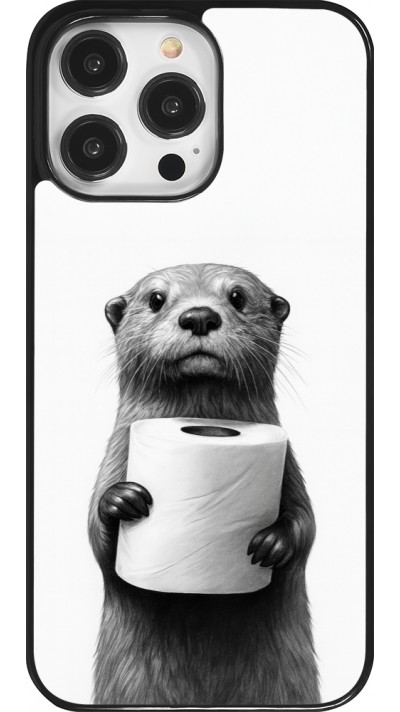 iPhone 14 Pro Max Case Hülle - Otter Toilettenpapier