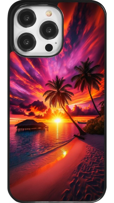 iPhone 14 Pro Max Case Hülle - Malediven Abenddämmerung Glückseligkeit
