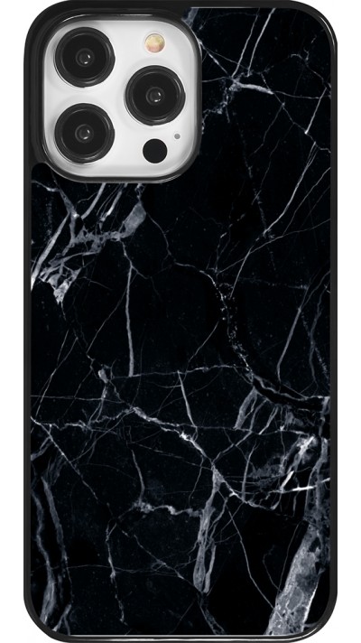 Coque iPhone 14 Pro Max - Marble Black 01