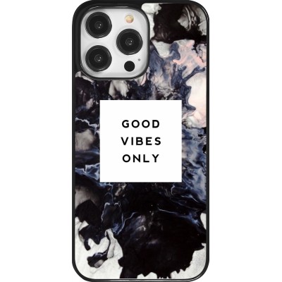 Coque iPhone 14 Pro Max - Marble Good Vibes Only