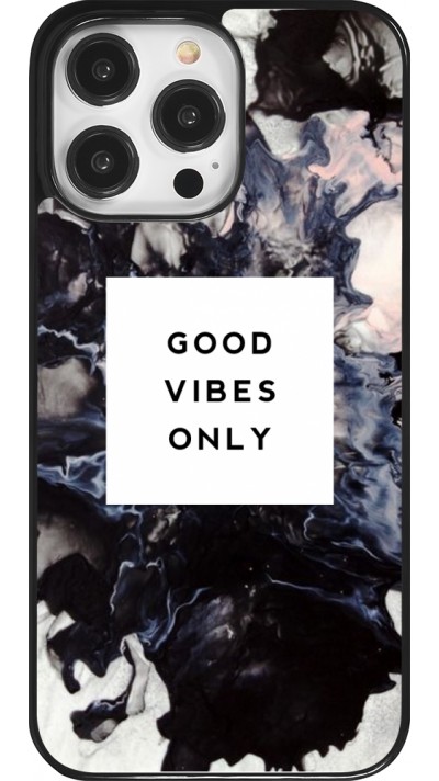 Coque iPhone 14 Pro Max - Marble Good Vibes Only