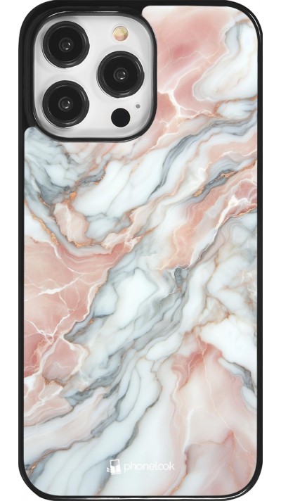 iPhone 14 Pro Max Case Hülle - Rosa Leuchtender Marmor