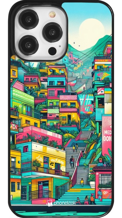 iPhone 14 Pro Max Case Hülle - Medellin Comuna 13 Kunst