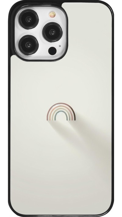 iPhone 14 Pro Max Case Hülle - Mini Regenbogen Minimal