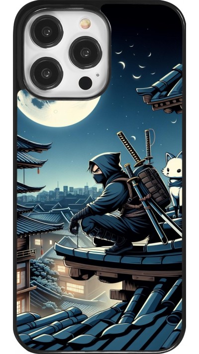 iPhone 14 Pro Max Case Hülle - Ninja unter dem Mond