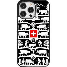 Coque iPhone 14 Pro Max - Poya Suisse 3 noir