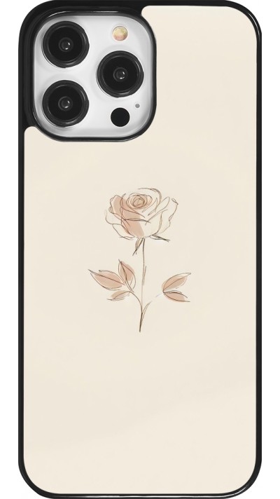 iPhone 14 Pro Max Case Hülle - Rosa Sand Minimalistisch