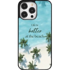 iPhone 14 Pro Max Case Hülle - Summer 2025 Life is better at the beach