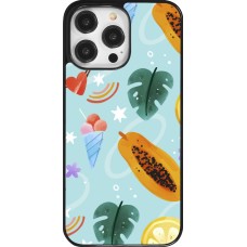 iPhone 14 Pro Max Case Hülle - Summer 2025 Pattern papaya