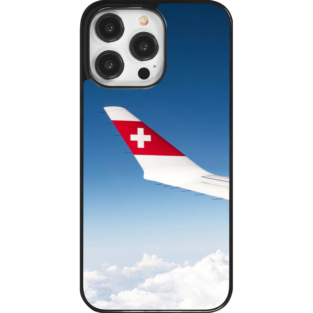iPhone 14 Pro Max Case Hülle -  Schweizer Nationalfeiertag Sky Swiss Flag