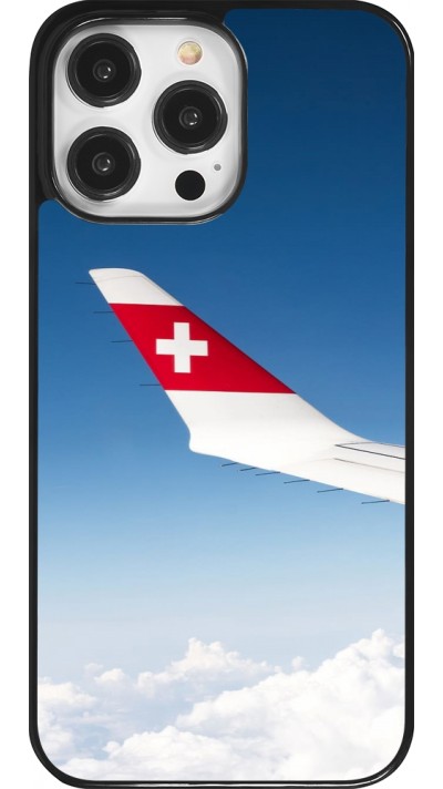 iPhone 14 Pro Max Case Hülle -  Schweizer Nationalfeiertag Sky Swiss Flag