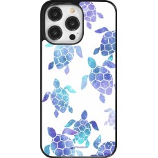 iPhone 14 Pro Max Case Hülle - Turtles pattern watercolor