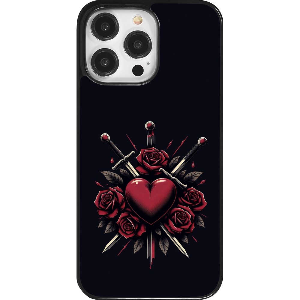 Coque iPhone 14 Pro Max - Valentine 2024 gothic love